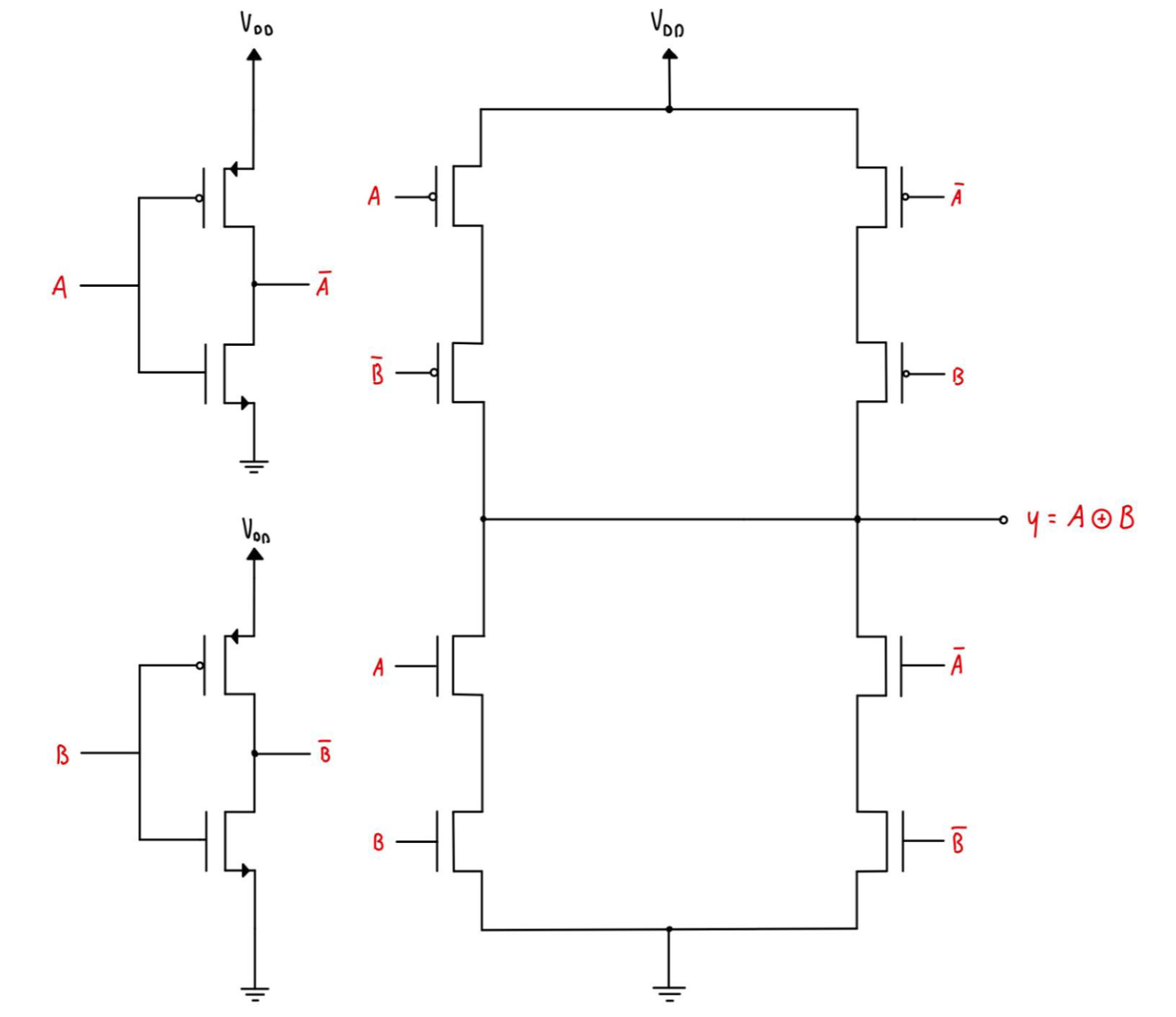 CD4007 chip wiring